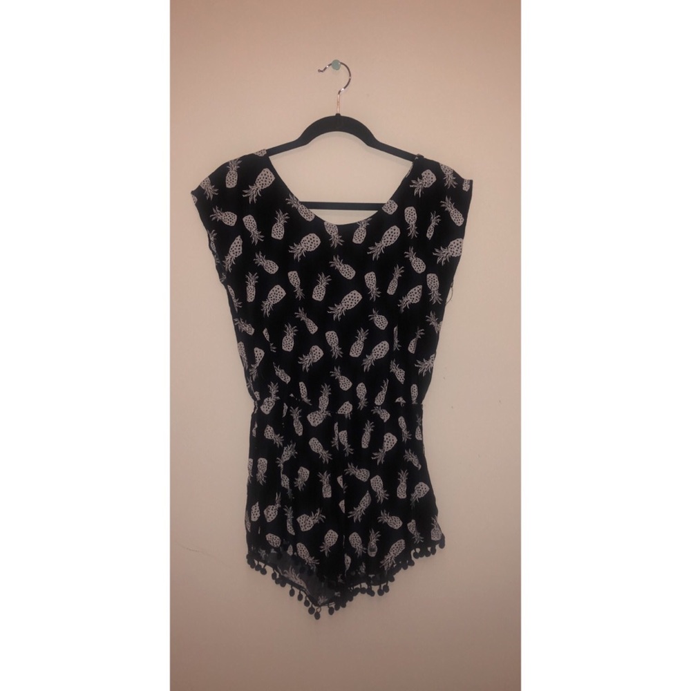 🍍PINEAPPLE ROMPER OPEN BACK